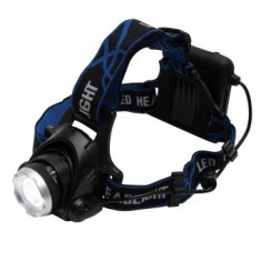 Lanterna frontal cu led Home HLM 4, 800 lm, zoom, corp metalic SCU Mania foto