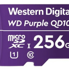 Card de memorie Western Digital WDD256G1P0C Purple Ultra Endurance, 256GB, MicroSDXC