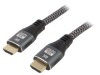 Cablu HDMI 2.1 Textil Negru 1m