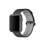 Cumpara ieftin Curea compatibila Apple Watch, 38/40mm din nylon, Gonga&reg; Negru