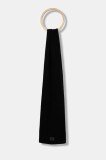 Joop! eșarfă de l&acirc;nă culoarea negru, uni, 30038492