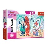Cumpara ieftin Puzzle Trefl - Minnie la plaja, 30 piese