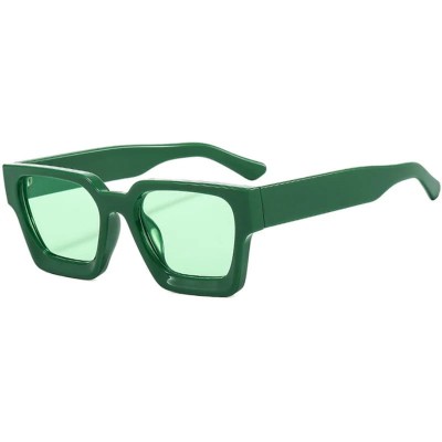 Ochelari de Soare Retro Square iUni iEye, UV400, Green foto