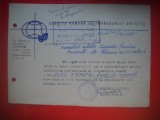 HOPCT DOCUMENT VECHI NR 287 AGENTIA ROMANA IMPRESARIAT ARTISTIC 1975 BUCURESTI, Romania 1900 - 1950, Documente