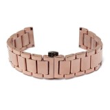 Cumpara ieftin Bratara ceas 20mm otel inoxidabil Copper Gold, inchidere deployant, curea metal auriu roze