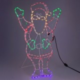 Figurina Mos Craciun cu LED Luminos pentru Decorațiuni de Ziua Sf&acirc;ntului, CMCLASS