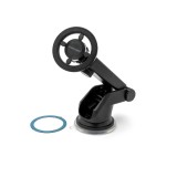 Suport auto magnetic Carguard MagSafe pentru bord/parbriz, brat telescopic