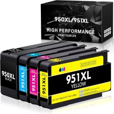Cartu? de cerneala compatibil de inlocuire pentru cartu?ul de cerneala HP 950XL 951XL 950 951 Func?ioneaza cu HP OfficeJet Pro 8600 8610 8620 8100 863 foto