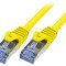 Patch Cord S/FTP Cat 6a LSZH Galben 5m
