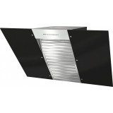 Hota decorativa Miele DA 6096 W, Putere de absorbtie 650 mc/h, CleanCOver, Iluminare LED, Clasa B, 90 cm, Negru/Inox