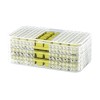 Set pentru Cuburi de Gheață eMazing cu 3 Forme și Caserolă de Depozitare - Verde, 96 de Cuburi