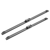 Cumpara ieftin Stergatoare parbriz Bosch Aerotwin A927S, fara schelet, cu adaptor Quick-Clip, negru, 2 buc, 530/475 mm