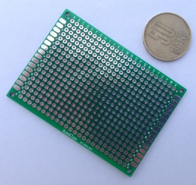Placa test PCB 5 x 7 cm, prototip / prototype Arduino (p.261) foto