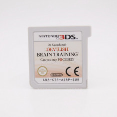 Joc consola Nintendo 3DS 2DS - Dr Kawashima's Devilish Brain Training