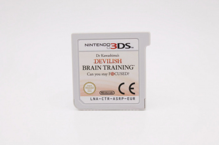 Joc consola Nintendo 3DS 2DS - Dr Kawashima&#039;s Devilish Brain Training