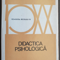 Didactica psihologică. Aplicația în didactică a psihologiei lui Piaget -H. Aebli