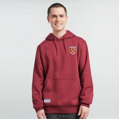 West Ham United hanorac de bărbați cu glugă Crest claret - XXL foto
