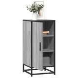 Cumpara ieftin Dulap, gri sonoma, 35,5x35x76 cm, lemn prelucrat și metal