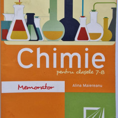 Memorator de chimie pentru clasele 7-8, de Alina Maiereanu, Editura Booklet