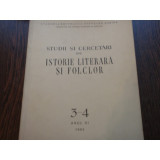 STUDII SI CERCETARI DE ISTORIE LITERARA SI FOLCLOR AN XI 3-4 1962, 2016