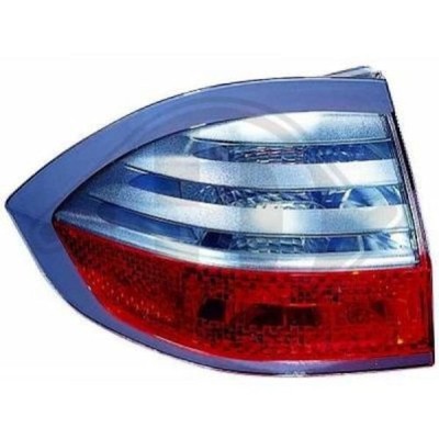 Stop spate lampa Ford S-Max (Wa6), 05.06-06.10, spate,omologare ECE, fara suport bec, exterior, 1435766; 6M21-13405-AJ; 6M2113405CE, Stanga foto