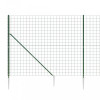 Gard plasa de sarma cu tarusi de fixare, verde, 1,8x25 m GartenMobel Dekor, vidaXL