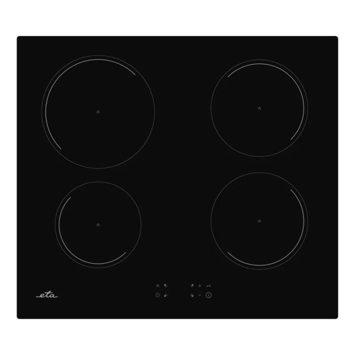 Plita cu inductie ETA 579090000, 4 zone de gatit, Booster, 7.2 kW, 59 x 52 cm, negru