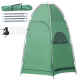 Outsunny Cort Dus Vestiar Intimitate Adăpost Portabil Exterior Camping Plajă Geantă Transport Verde | Aosom Romania