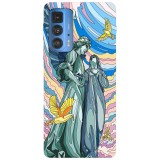 Husa compatibila cu Motorola Edge 20 Lite model Pure art, Silicon, TPU, Viceversa, Transparent, Carcasa