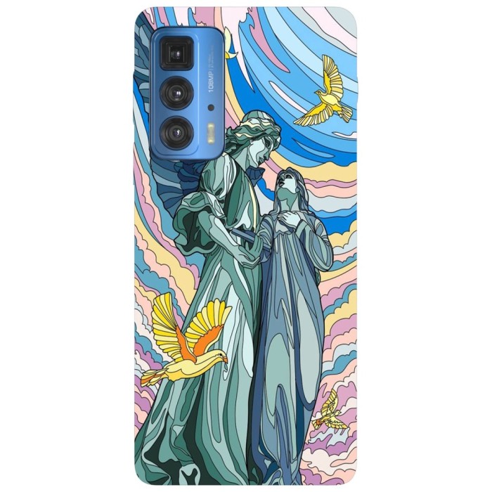 Husa compatibila cu Motorola Edge 20 Lite model Pure art, Silicon, TPU, Viceversa
