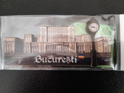 XG Magnet frigider - tematica turistica - Romania - Bucuresti - Casa Poporului foto