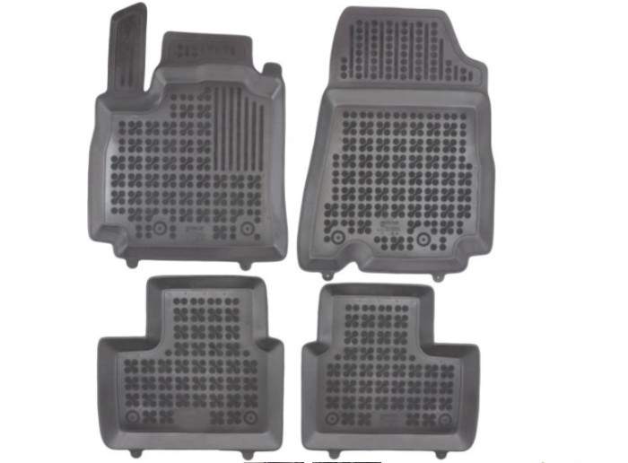 Covorase auto Renault Arkana, 05.2019-, negru; elastomer, RapidAuto