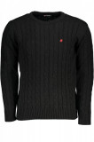 Cumpara ieftin Pulover tricotat barbati cu logo negru, 2XL, U.S. GRAND POLO EQUIPMENT &amp; APPAREL