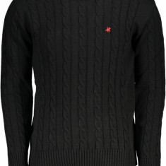 Pulover tricotat barbati cu logo negru