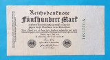 GERMANIA 500 Mark 1922 - Bancnota veche originala