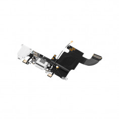 Banda cu Conector incarcare / date - Conector Audio - Microfon Apple iPhone 6s, Alb foto