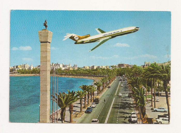 FA3 - Carte Postala - LIBIA - Tripoli, Avenue El Fath, circulata 1978