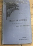 CRT1FR Carte Veche Organes De Nutrition Et De Reproduction Chez Les Vertebres J Chatin Masson Gauthier Villars Biologie