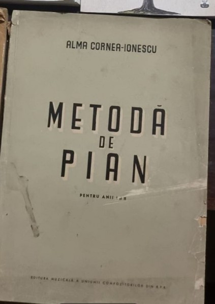 Alma Cornea-Ionescu - Metoda de Pian