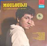 Vinil LP Mouloudji - La Complainte De La Butte (1966, Fontana) Folk/Pop, 33 RPM, 30cm