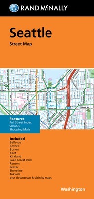 Rand McNally Folded Map: Seattle Street Map foto