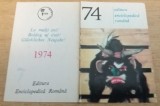 C9 5 - 1974 - Calendare de buzunar - reclama editura enciclopedica