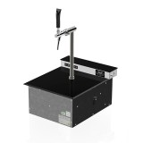 Zapfanlage, Bierzapfanlage, Bierk&uuml;hler - 35 Liter/h 1-ltg Lindr Pygmy PRO Kitchen f&uuml;r Einbau in die K&uuml;che Bar