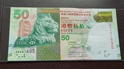 Hong Kong- 50 Dollars 2012 foto