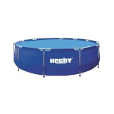 Piscina supraterana Hecht 3690 BlueSea, 360x76cm, 6125L, structura metalica, PVC durabil