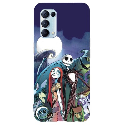 Husa compatibila cu Oppo Find X3 Lite model The Nightmare Before Christmas, Silicon, TPU, Viceversa foto