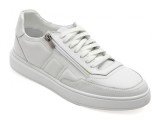 Cumpara ieftin Pantofi sport GRYXX albi, MB1200, din piele naturala