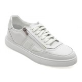 Pantofi sport GRYXX albi, MB1200, din piele naturala