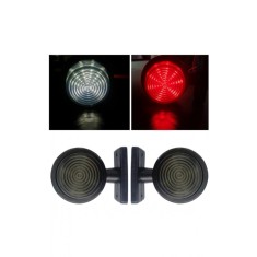 Set 2 Lampi led pentru gabarit 12v-24v rosu+ alb