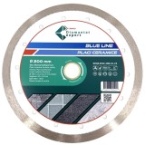 Disc DiamantatExpert pt. Ceramica, Gresie Portelanata de Duritate Medie, Placi 200x25,4/22.23(ring) (mm) taiere uscata sau umeda, Blue Line Profesiona